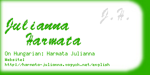 julianna harmata business card